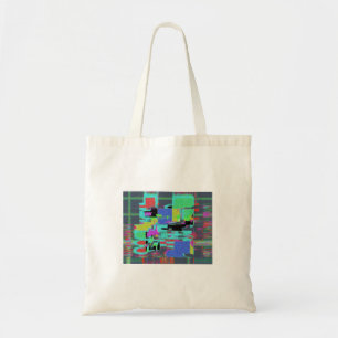 Tote Bag conception du réseau neon 90s 80s
