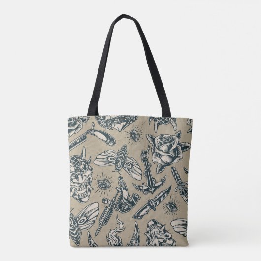 Tote Bag Conception du tatouage rétroactif (Dos)