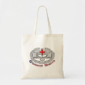 Tote Bag Conception d'un insigne de médaille de combat spéc (Devant)