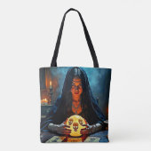 Tote Bag Conception d'un voyant Mystic Psychic Fortune (Dos)