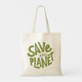 Tote Bag Conception Éco Sauver la Planète (Dos)