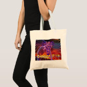 Tote Bag Conception époustouflante de feu de dragon (Devant (produit))