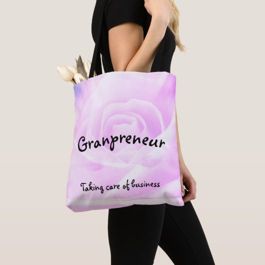 Tote Bag Conception florale de Granpreneur (De près)