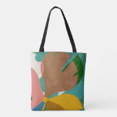 Tote Bag Conception florale rétro chaleureuse (Dos)