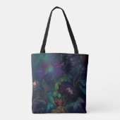 Tote Bag Conception Florale Sombre (Dos)