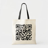 Tote Bag Conception Fourre-tout de code de QR : Meilleur (Devant)