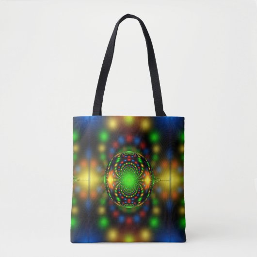 Tote Bag Conception fractale de l'ornement de Noël-29440 (Devant)