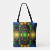 Tote Bag Conception fractale de l'ornement de Noël-29440 (Dos)