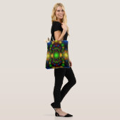 Tote Bag Conception fractale de l'ornement de Noël-29440 (Sur le modèle)