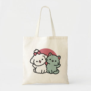 Tote Bag Conception "Fur-Real Friends Forever"