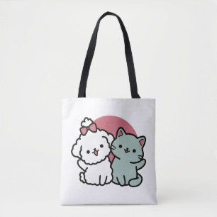 Tote Bag Conception "Fur-Real Friends Forever"