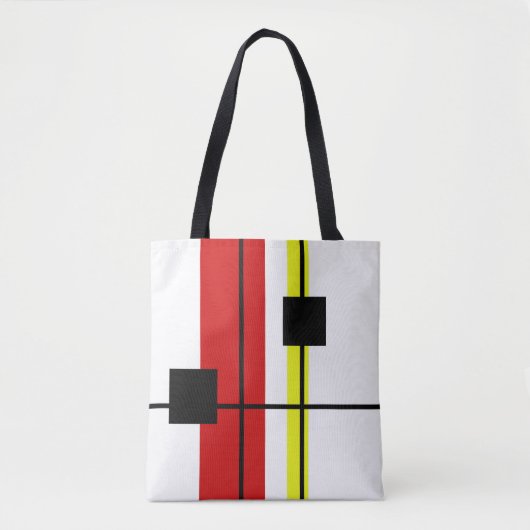 Tote Bag Conception géométrique (Devant)
