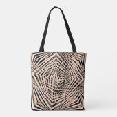Tote Bag Conception géométrique Abstraite sans joint (Dos)