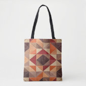 Tote Bag Conception géométrique d'automne (Devant)