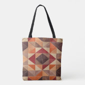Tote Bag Conception géométrique d'automne (Dos)