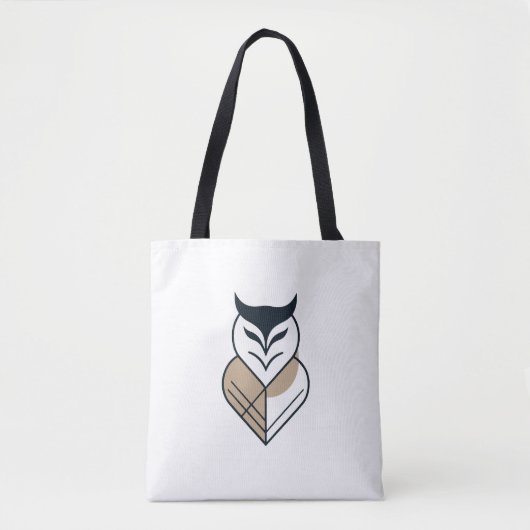 Tote Bag conception géométrique du logo OWL (Devant)