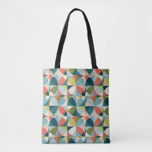 Tote Bag Conception géométrique du milieu du siècle, Abstra