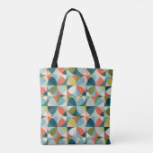 Tote Bag Conception géométrique du milieu du siècle, Abstra (Dos)