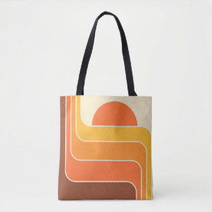 Tote Bag Conception géométrique rétro