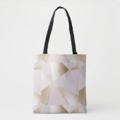 Tote Bag Conception géométrique rose Gold (Devant)