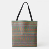 Tote Bag Conception géométrique verte Sagebrush Sud-Ouest (Devant)