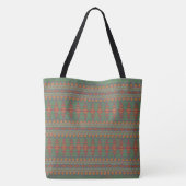 Tote Bag Conception géométrique verte Sagebrush Sud-Ouest (Dos)