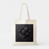 Tote Bag Conception graphique sombre moderne (Dos)