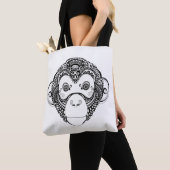 Tote Bag Conception inspirée 2 de singe (De près)