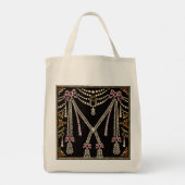 Tote Bag Conception inspirée de Marie Antoinette avec des b (Dos)