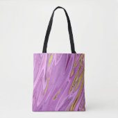 Tote Bag Conception liquide violette (Devant)