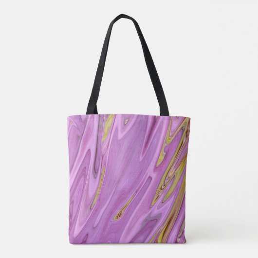 Tote Bag Conception liquide violette (Dos)