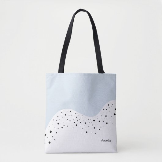 Tote Bag Conception minimale avec points (Devant)
