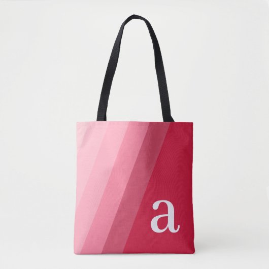 Tote Bag Conception Minimale - Énorme Monogramme Moderne Ro (Devant)