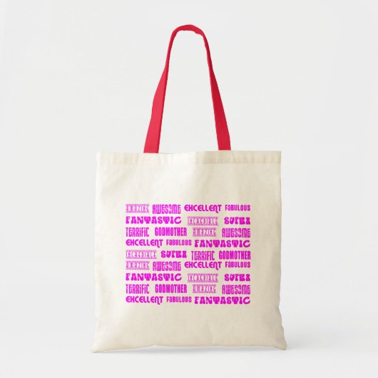 Tote Bag Conception moderne fraîche pour des mots de (Devant)