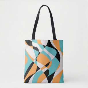 Tote Bag Conception Motif sans faille Abstraite Waves