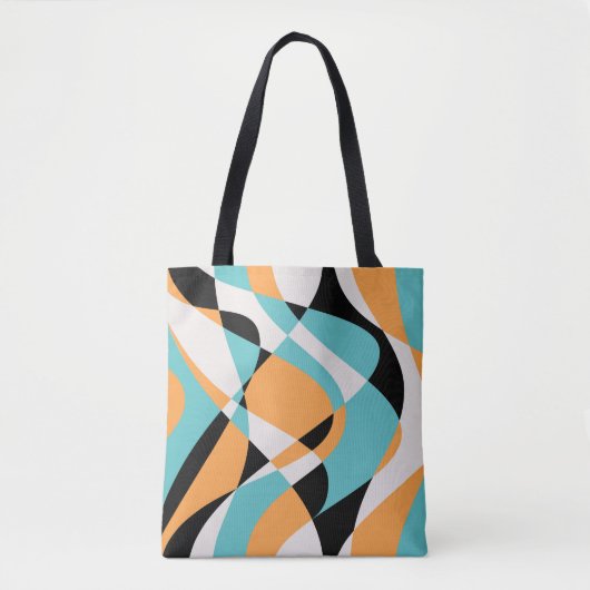 Tote Bag Conception Motif sans faille Abstraite Waves (Devant)