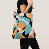 Tote Bag Conception Motif sans faille Abstraite Waves (De près)
