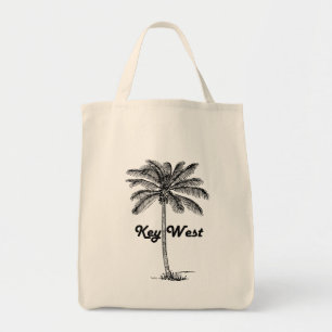 Tote Bag Conception noire et blanche de Key West la Floride