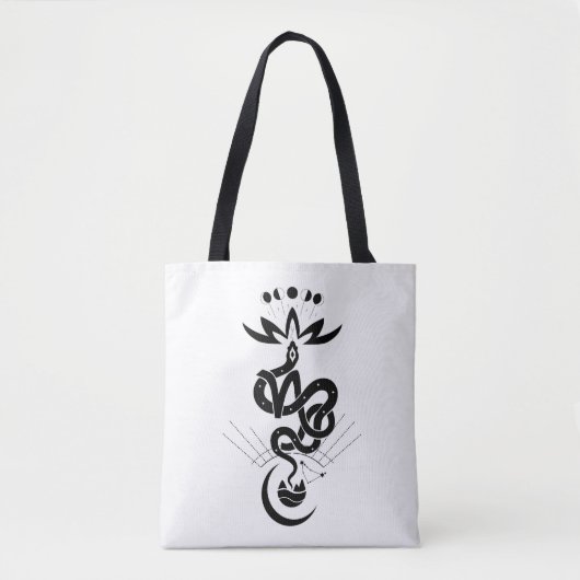 Tote Bag Conception originale pour l'impression Snake 2025, (Devant)