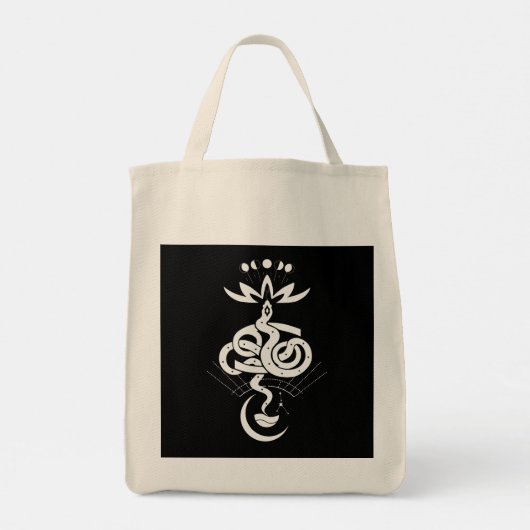 Tote Bag Conception originale pour l'impression Snake 2025, (Dos)