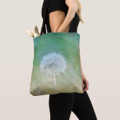 Tote Bag Conception Painterly de beau souhait de pissenlit (De près)