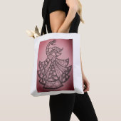 Tote Bag Conception Peacock (De près)