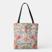 Tote Bag Conception personnalisée de Fourre-tout Floral (Dos)