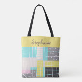 Tote Bag conception personnalisée fourre-tout abstrait (Dos)