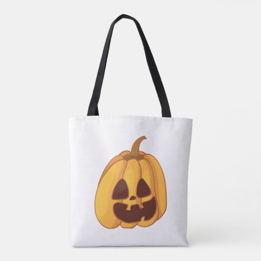 Tote Bag Conception personnalisée Jack-o-Lantern Trick-or-T (Dos)