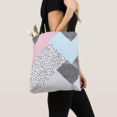 Tote Bag Conception pointillée par marbre en pastel de (De près)