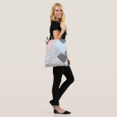 Tote Bag Conception pointillée par marbre en pastel de (Sur le modèle)