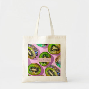 Tote Bag Conception Pop Art de Kiwi Pailleté Vibrant Person