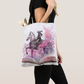 Tote Bag Conception pour amateur de livres de fantasy (De près)