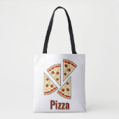 Tote Bag Conception pour les amateurs de pizza (Devant)